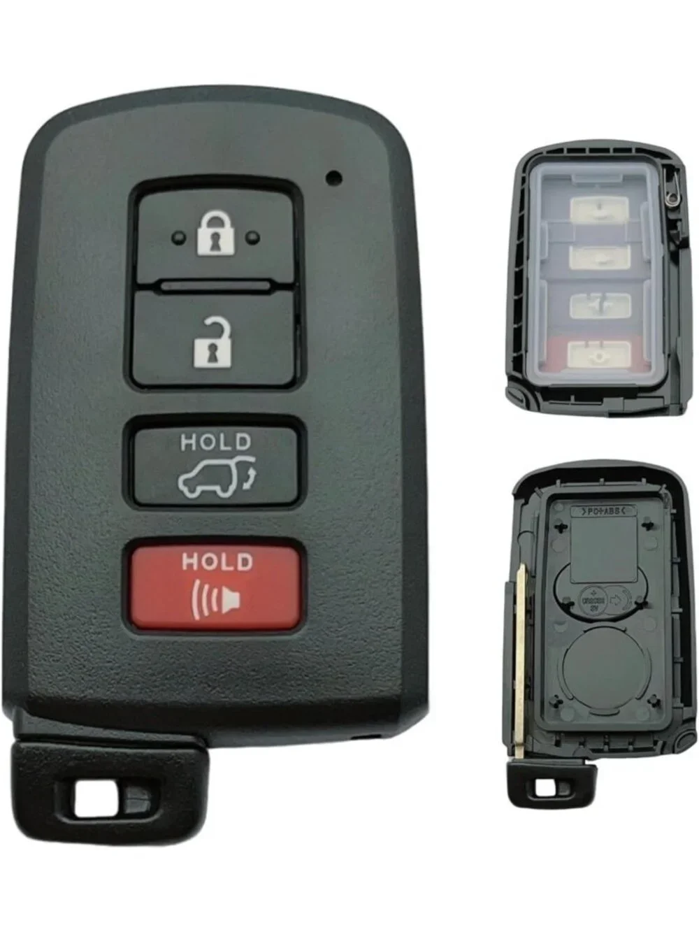 Key Fob Shell Case for Toyota RAV4, Sequoia, Highlander - Keyless Entry Cover